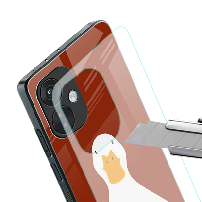 boring goose back phone cover | glass case for oneplus nord ce 3