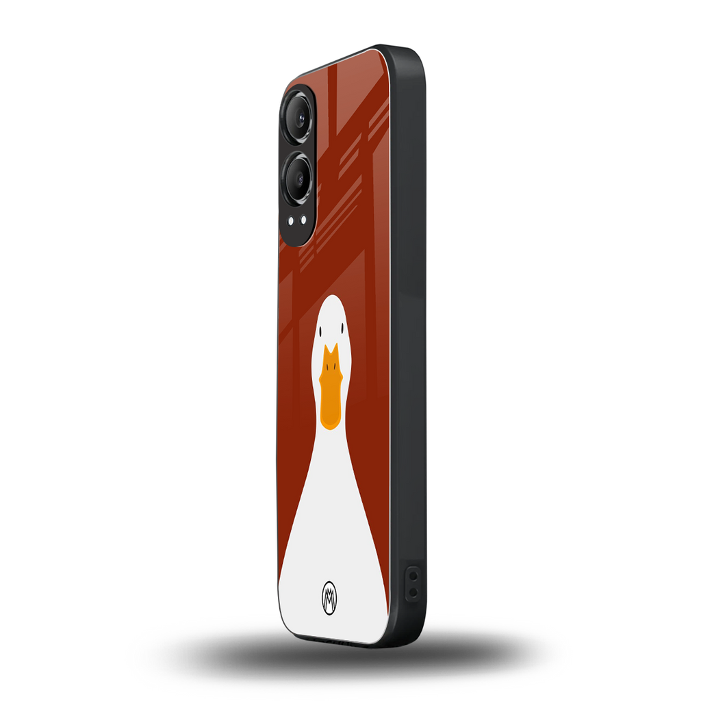 boring goose back phone cover | glass case for oneplus nord ce 4 lite