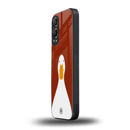boring goose back phone cover | glass case for oneplus nord ce 4 lite