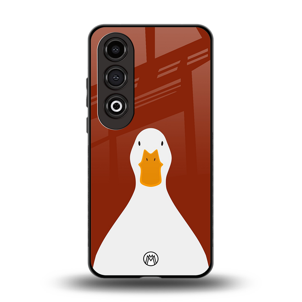 boring goose back phone cover | glass case for oneplus nord ce 4