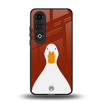boring goose back phone cover | glass case for oneplus nord ce 4
