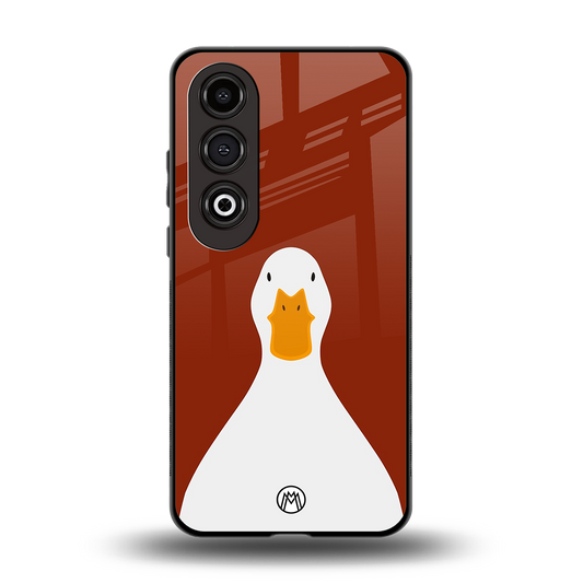 boring goose back phone cover | glass case for oneplus nord ce 4