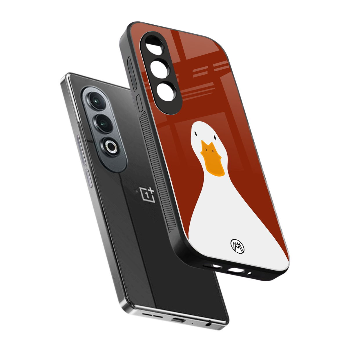 boring goose back phone cover | glass case for oneplus nord ce 4