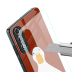 boring goose back phone cover | glass case for oneplus nord ce 4