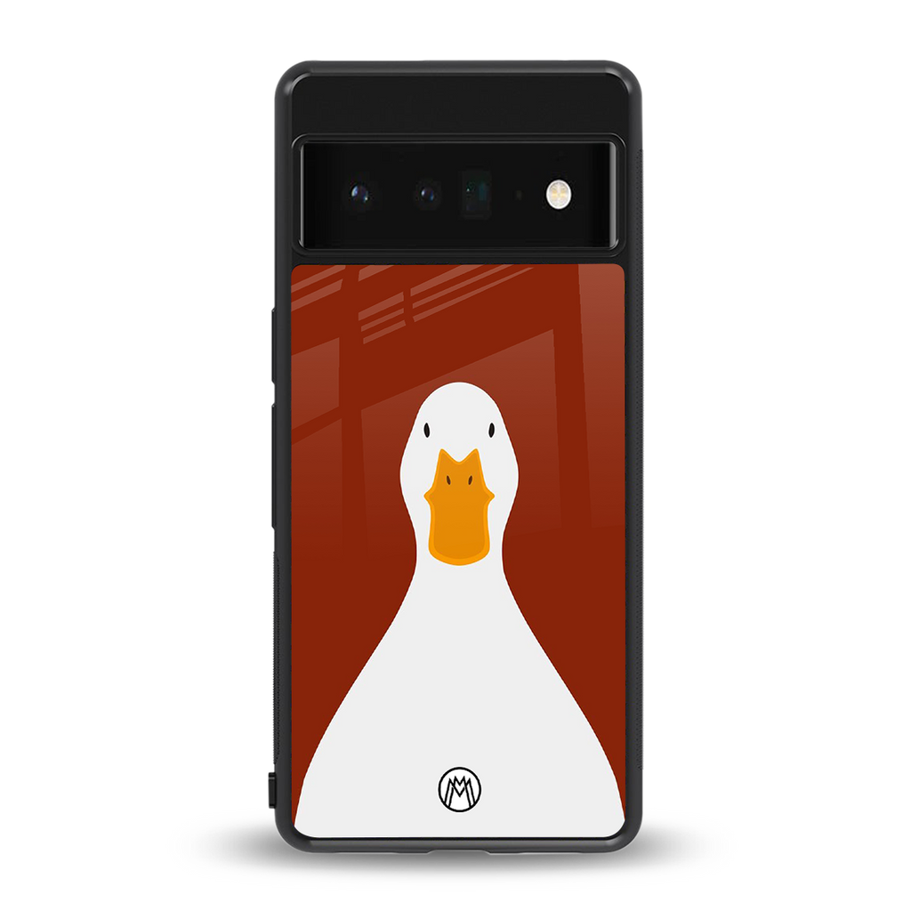 boring goose back phone cover | glass case for google pixel 6 pro