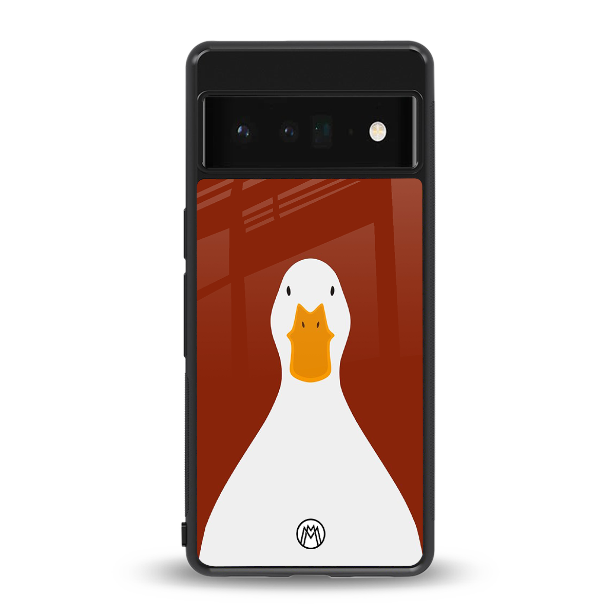 boring goose back phone cover | glass case for google pixel 6 pro