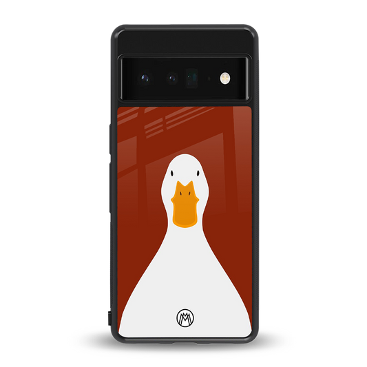 boring goose back phone cover | glass case for google pixel 6 pro