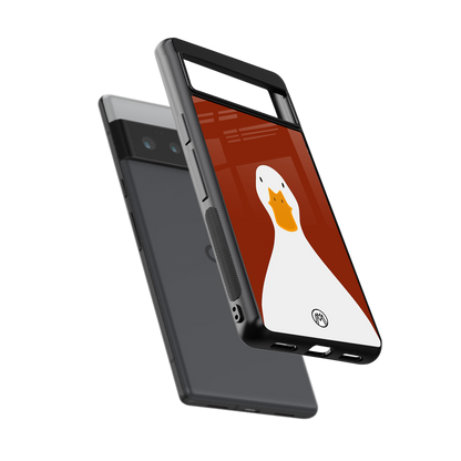 boring goose back phone cover | glass case for google pixel 6 pro