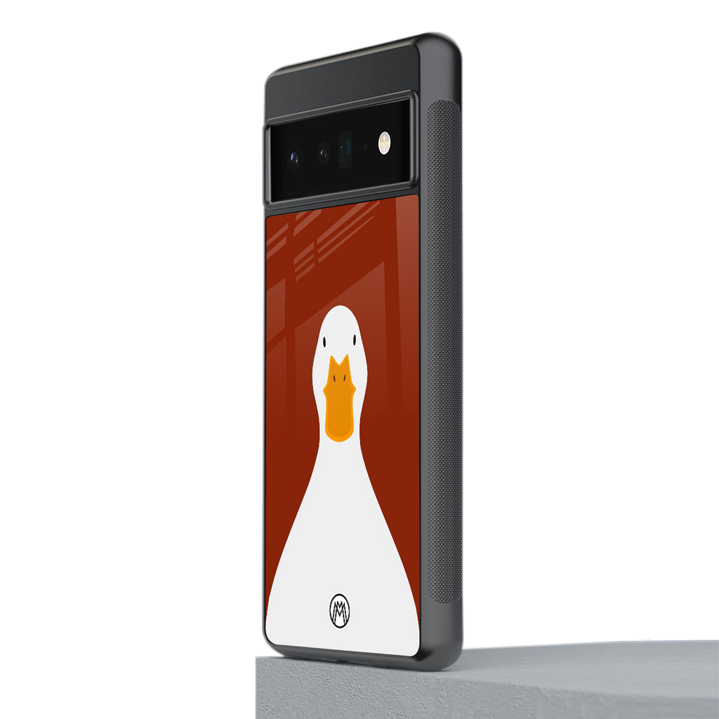boring goose back phone cover | glass case for google pixel 6 pro