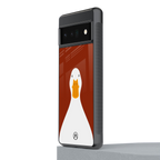 boring goose back phone cover | glass case for google pixel 6 pro