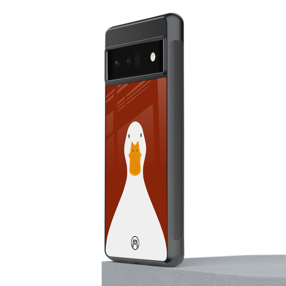 boring goose back phone cover | glass case for google pixel 6 pro