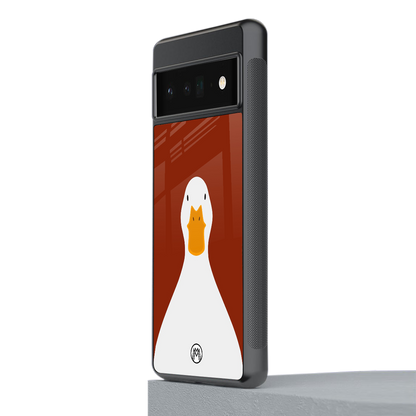 boring goose back phone cover | glass case for google pixel 6 pro