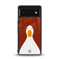boring goose back phone cover | glass case for google pixel 6