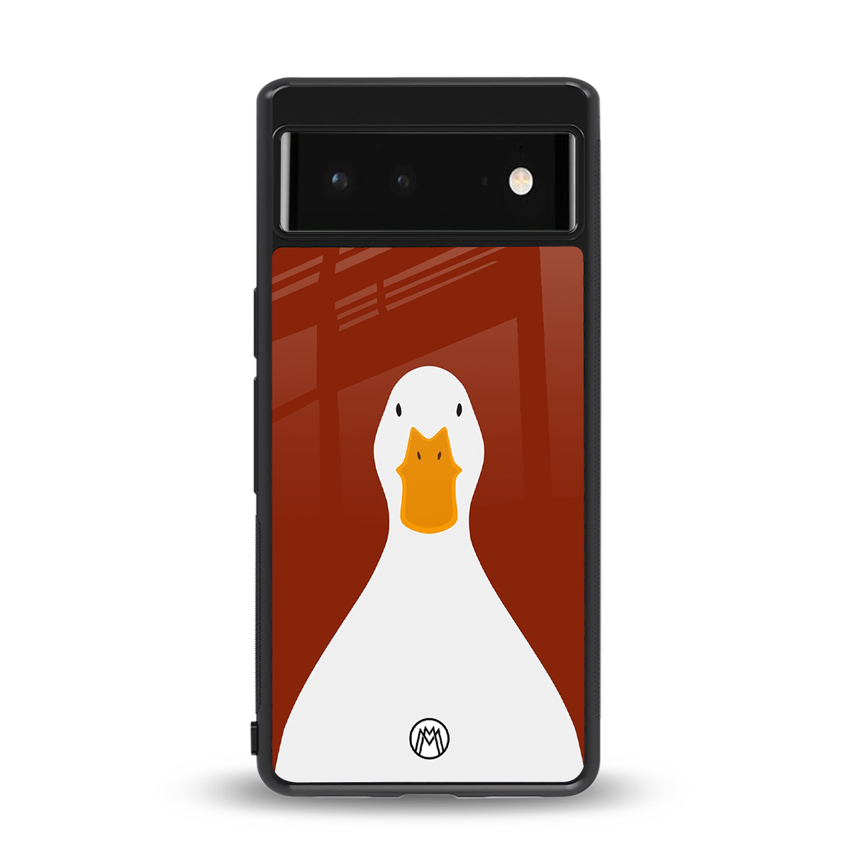 boring goose back phone cover | glass case for google pixel 6