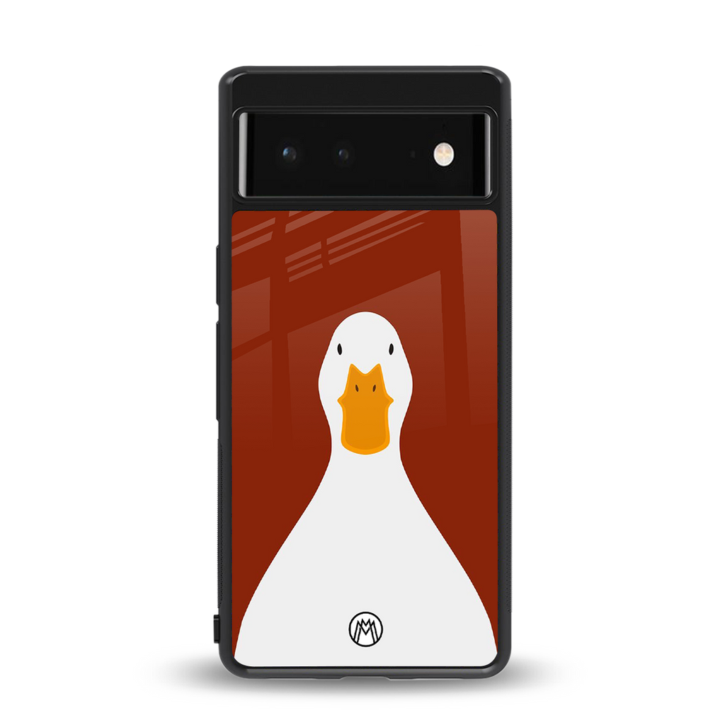 boring goose back phone cover | glass case for Google Pixel 6A