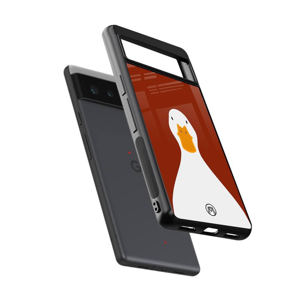 boring goose back phone cover | glass case for Google Pixel 6A