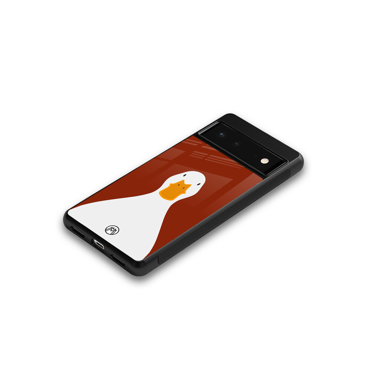 boring goose back phone cover | glass case for google pixel 6