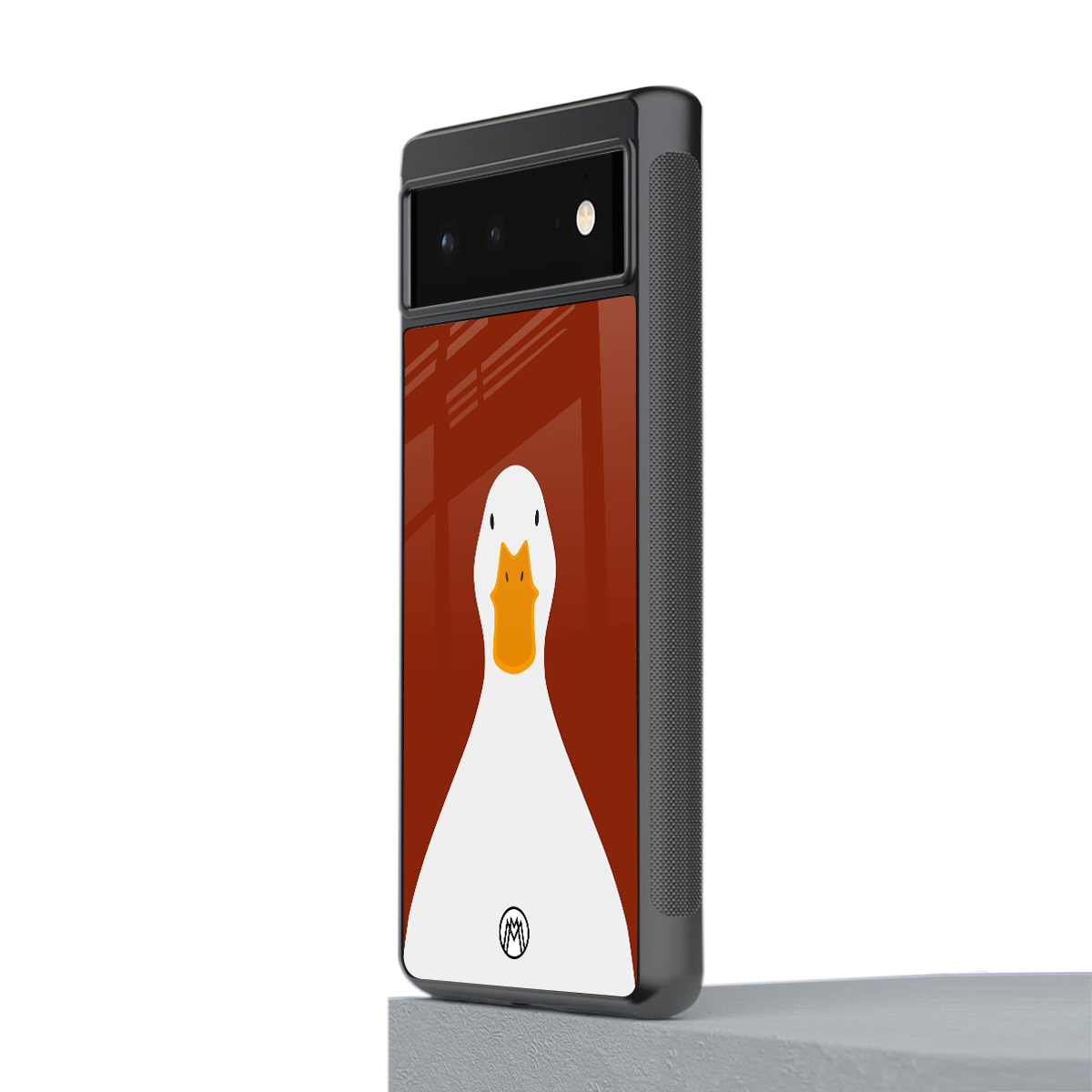 boring goose back phone cover | glass case for google pixel 6