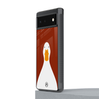 boring goose back phone cover | glass case for Google Pixel 6A