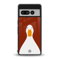 boring goose back phone cover | glass case for google pixel 7 pro