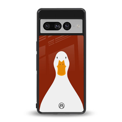 boring goose back phone cover | glass case for google pixel 7 pro
