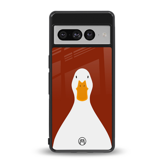 boring goose back phone cover | glass case for google pixel 7 pro