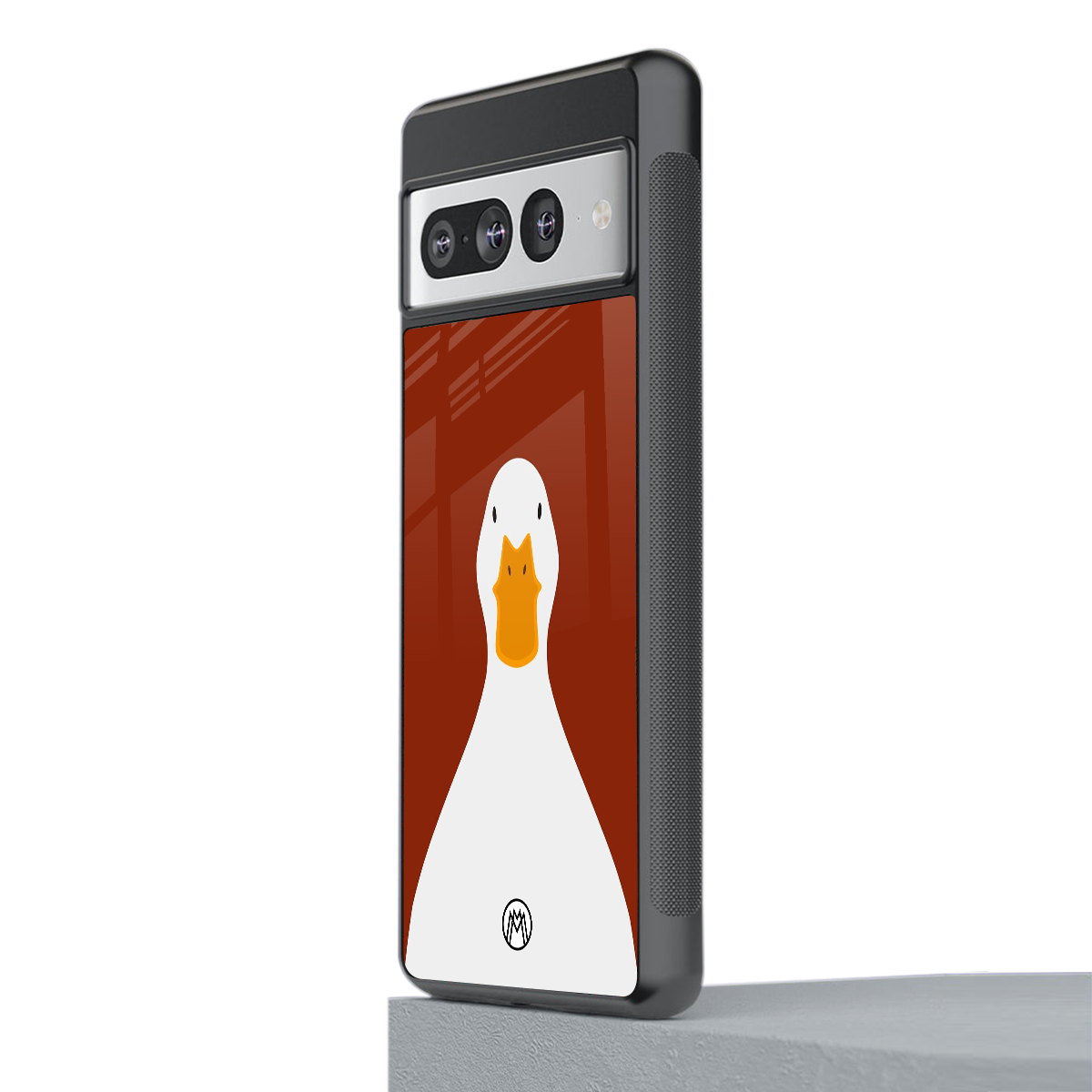 boring goose back phone cover | glass case for google pixel 7 pro