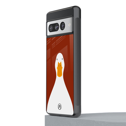 boring goose back phone cover | glass case for google pixel 7 pro