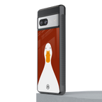 boring goose back phone cover | glass case for Google Pixel 7