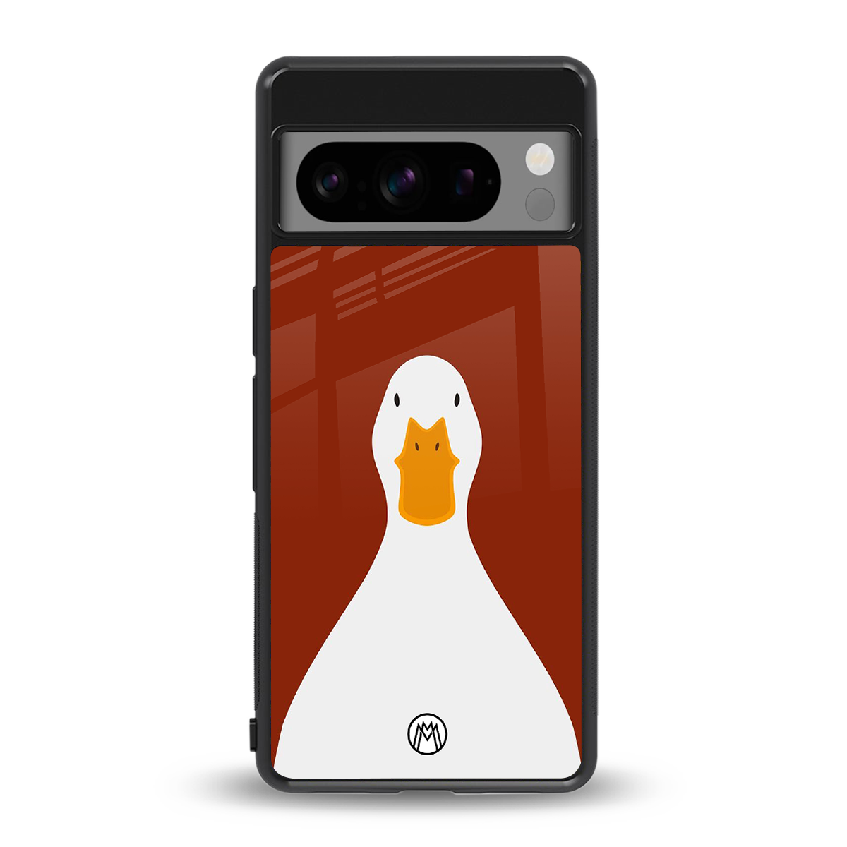 boring goose back phone cover | glass case for google pixel 8 pro