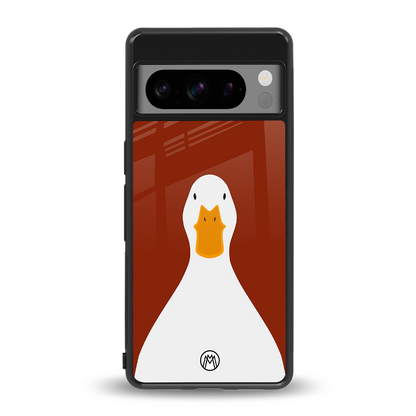 boring goose back phone cover | glass case for google pixel 8 pro