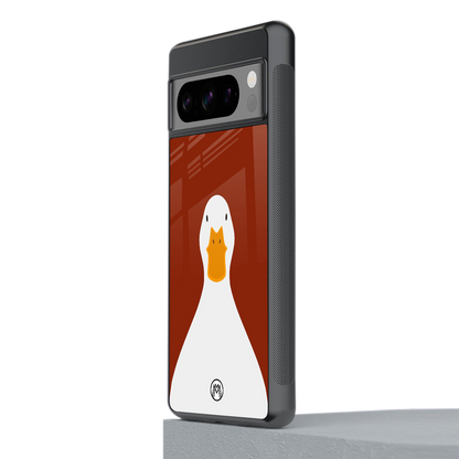 boring goose back phone cover | glass case for google pixel 8 pro