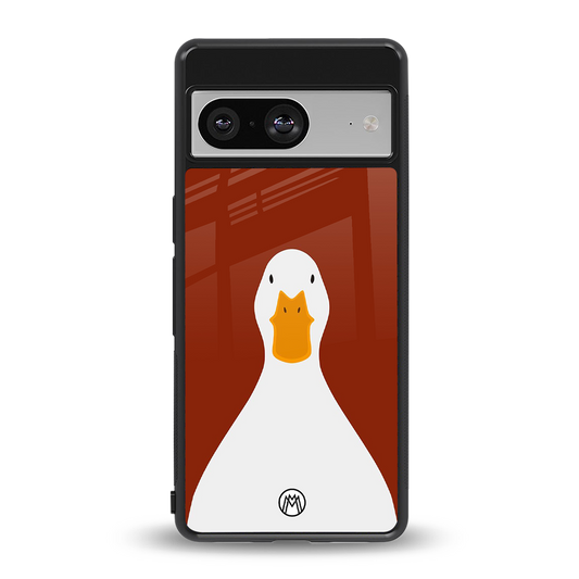 boring goose back phone cover | glass case for Google Pixel 8