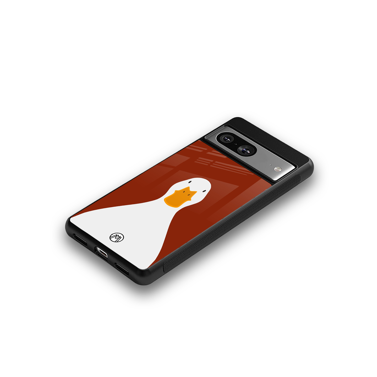 boring goose back phone cover | glass case for Google Pixel 8