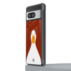 boring goose back phone cover | glass case for Google Pixel 8