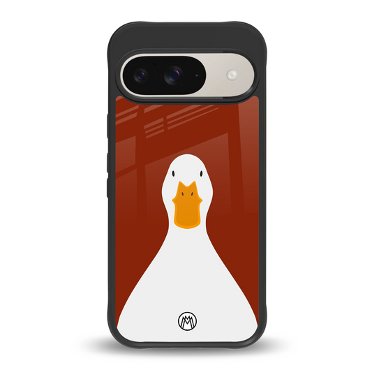 boring goose back phone cover | glass case for google pixel 9