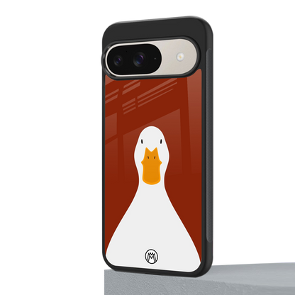 boring goose back phone cover | glass case for google pixel 9