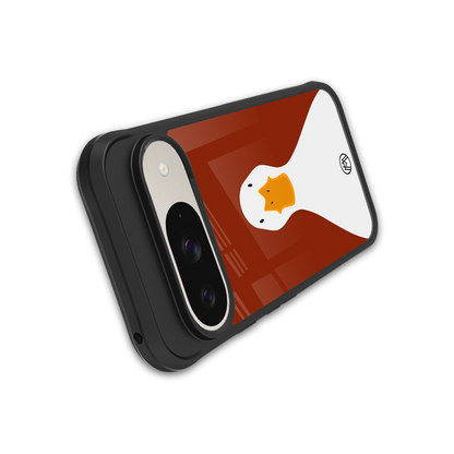 boring goose back phone cover | glass case for google pixel 9