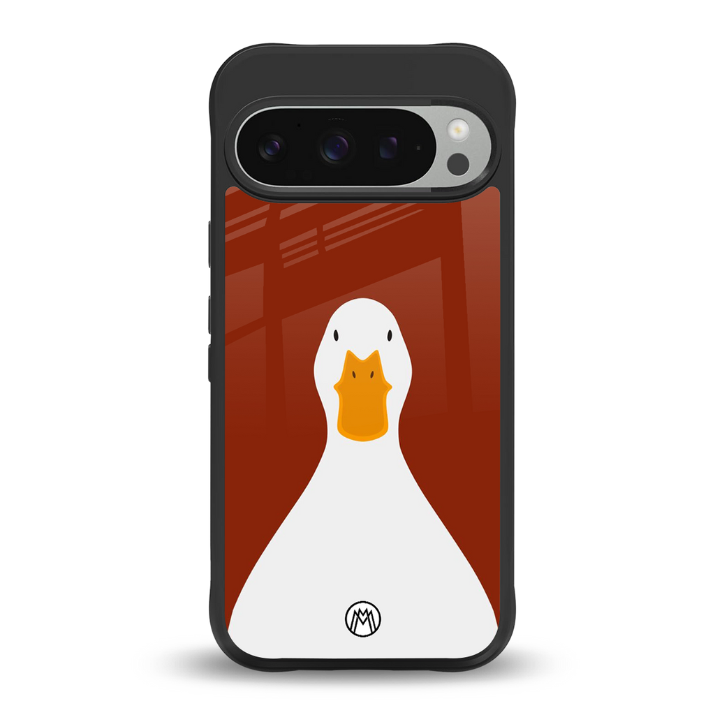 boring goose back phone cover | glass case for google pixel 9 pro