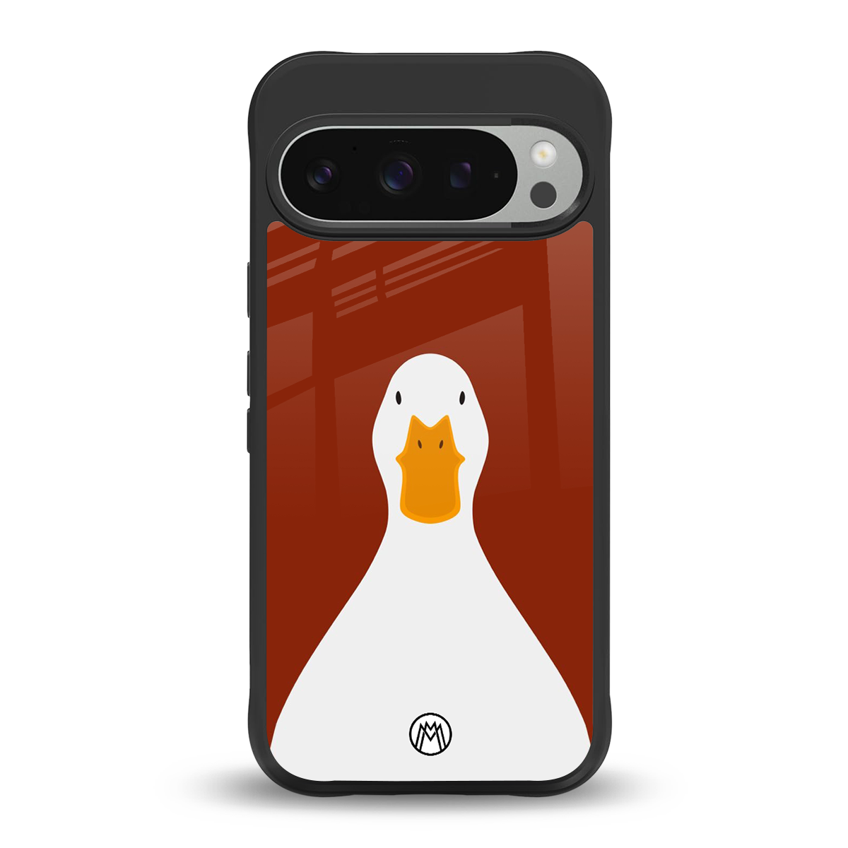 boring goose back phone cover | glass case for google pixel 9 pro xl