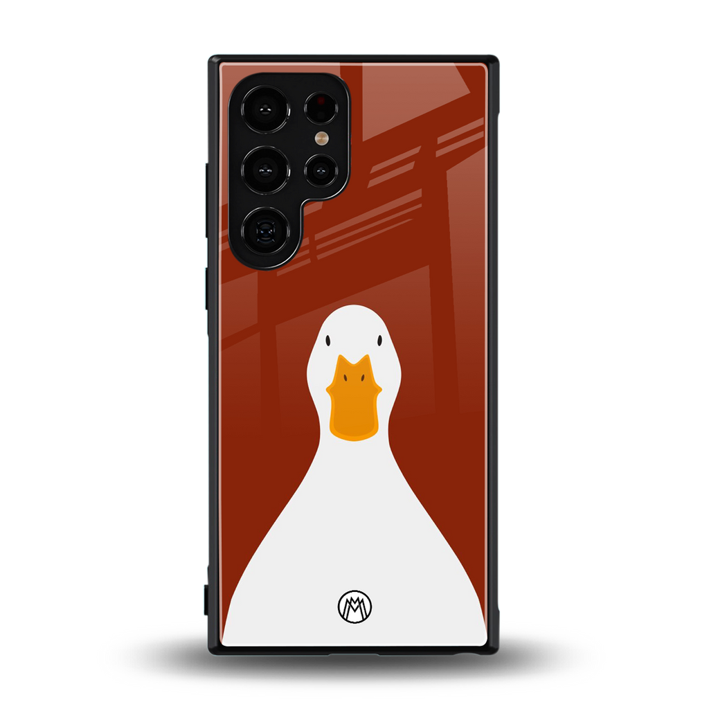 boring goose back phone cover | glass case for samsung galaxy s23 ultra