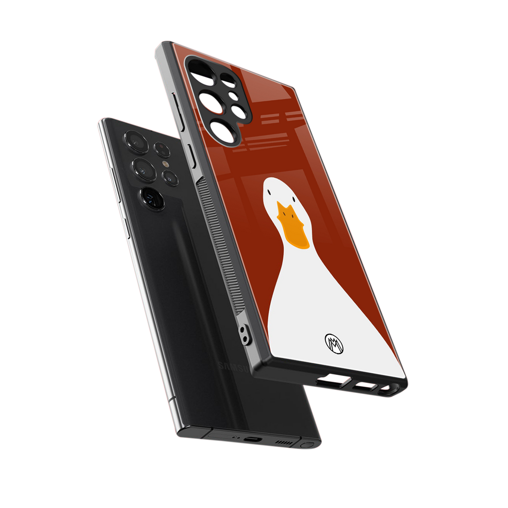 boring goose back phone cover | glass case for samsung galaxy s23 ultra