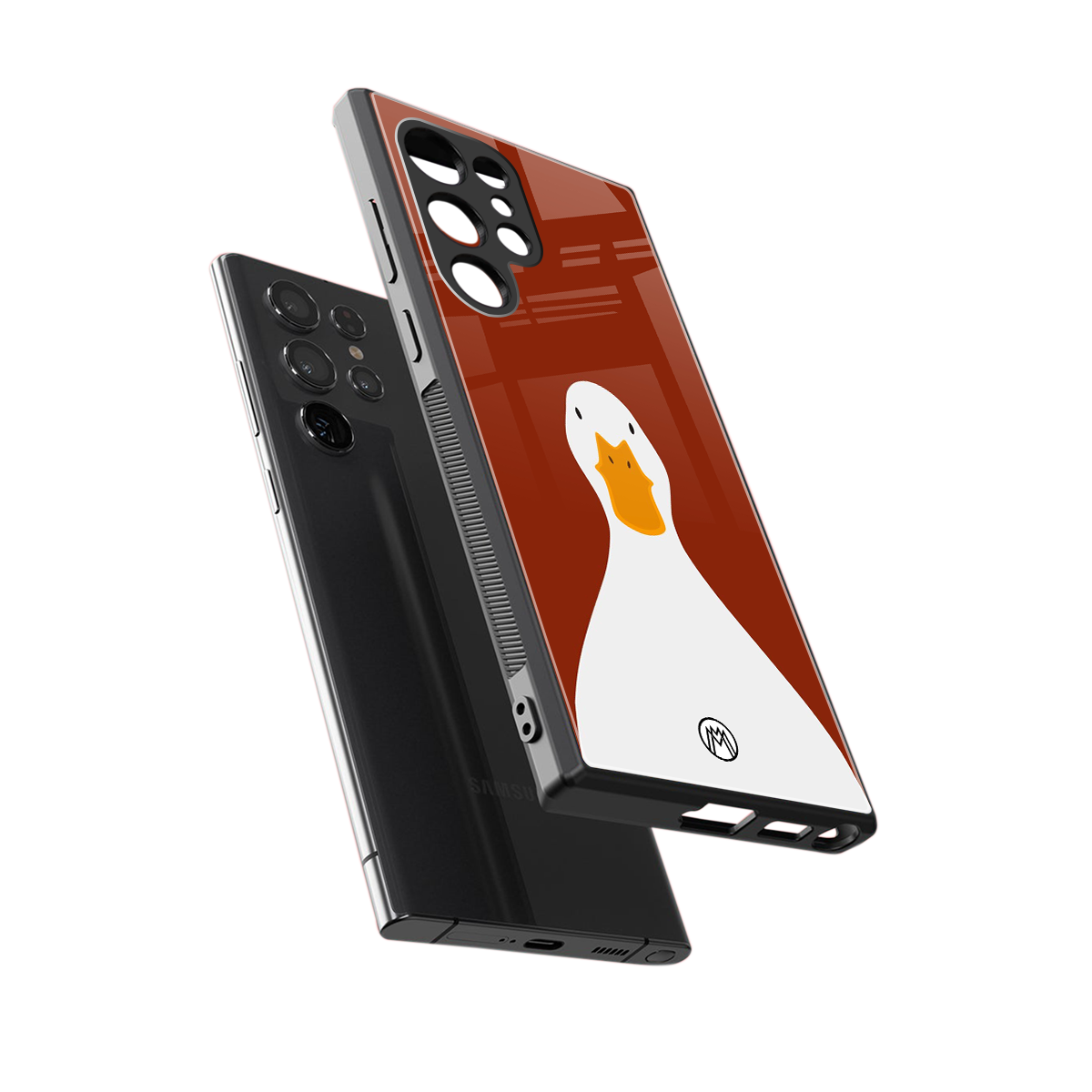 boring goose back phone cover | glass case for samsung galaxy s23 ultra