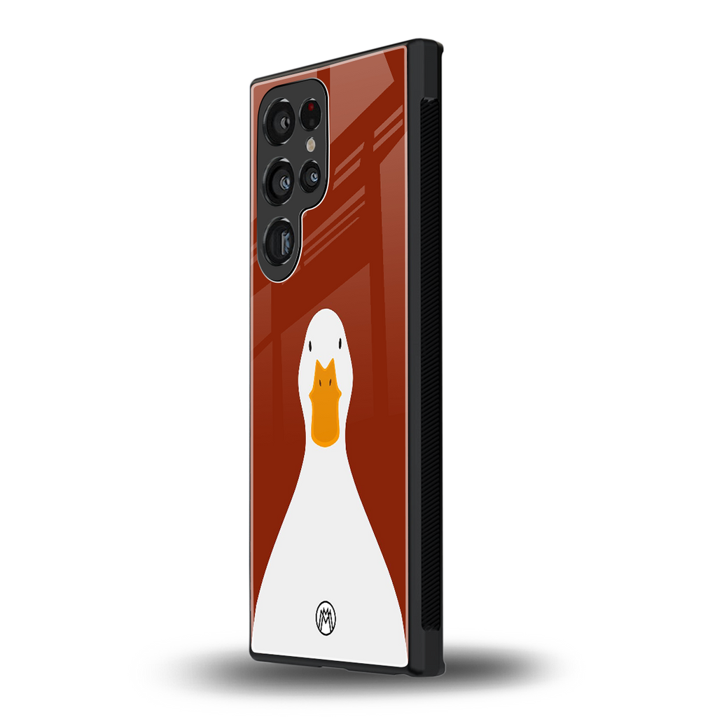 boring goose back phone cover | glass case for samsung galaxy s23 ultra
