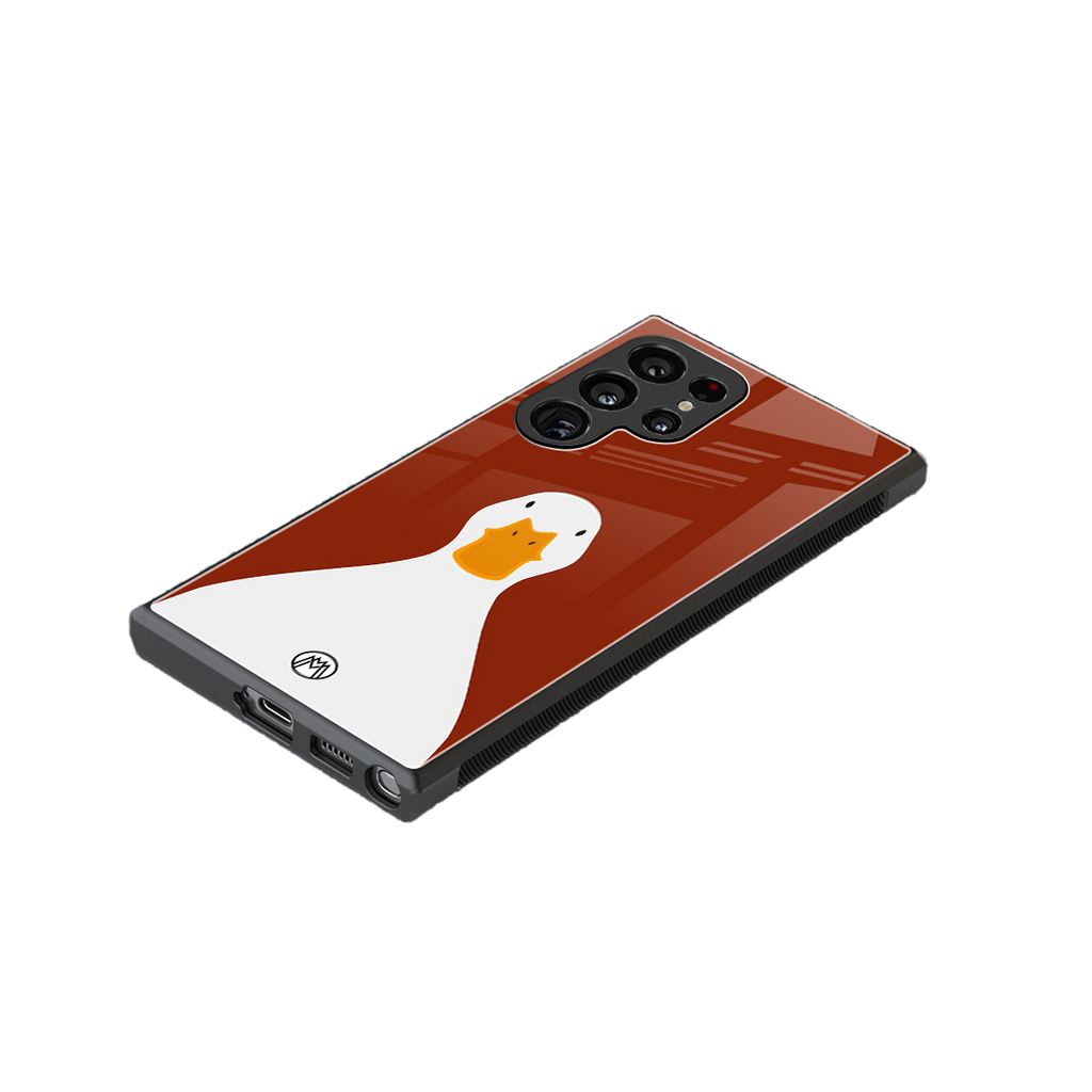 boring goose back phone cover | glass case for samsung galaxy s23 ultra