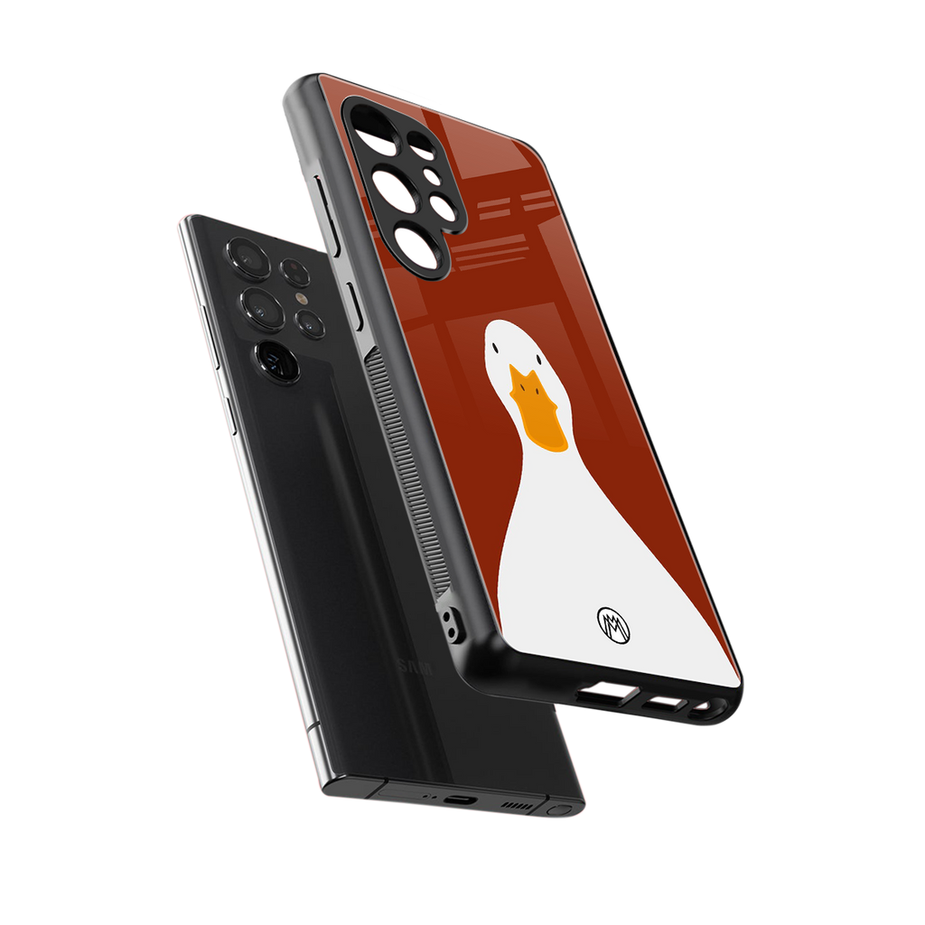 boring goose back phone cover | glass case for samsung galaxy s25 ultra