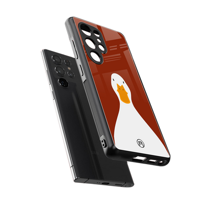 boring goose back phone cover | glass case for samsung galaxy s25 ultra