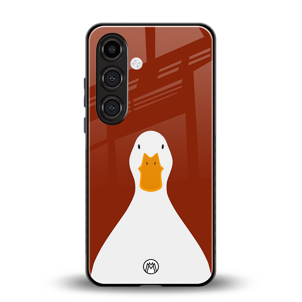 boring goose back phone cover | glass case for samsung galaxy s23