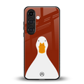 boring goose back phone cover | glass case for samsung galaxy s23