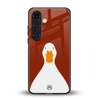 boring goose back phone cover | glass case for samsung galaxy s24 fe